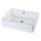 Eago EAGO BA131 20" RECTANGULAR CERAMIC ABOVE MOUNT BASIN VESSEL SINK BA131 - alternate 2